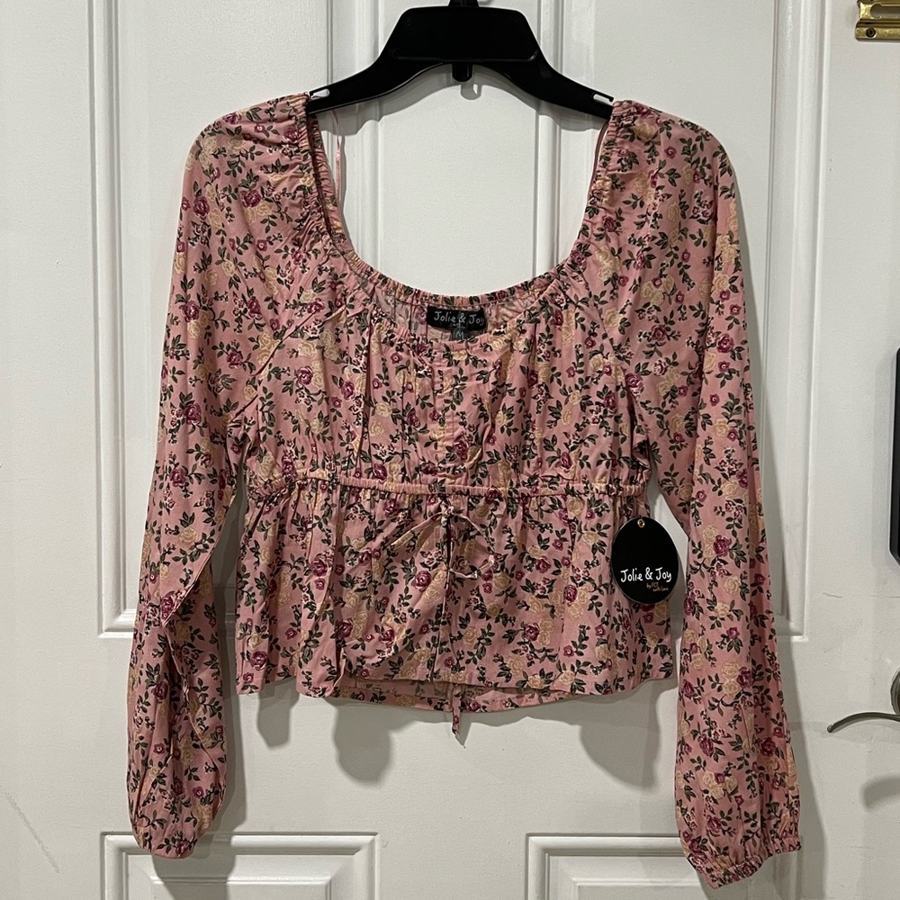 Jolie & Joy Floral Top long sleeves